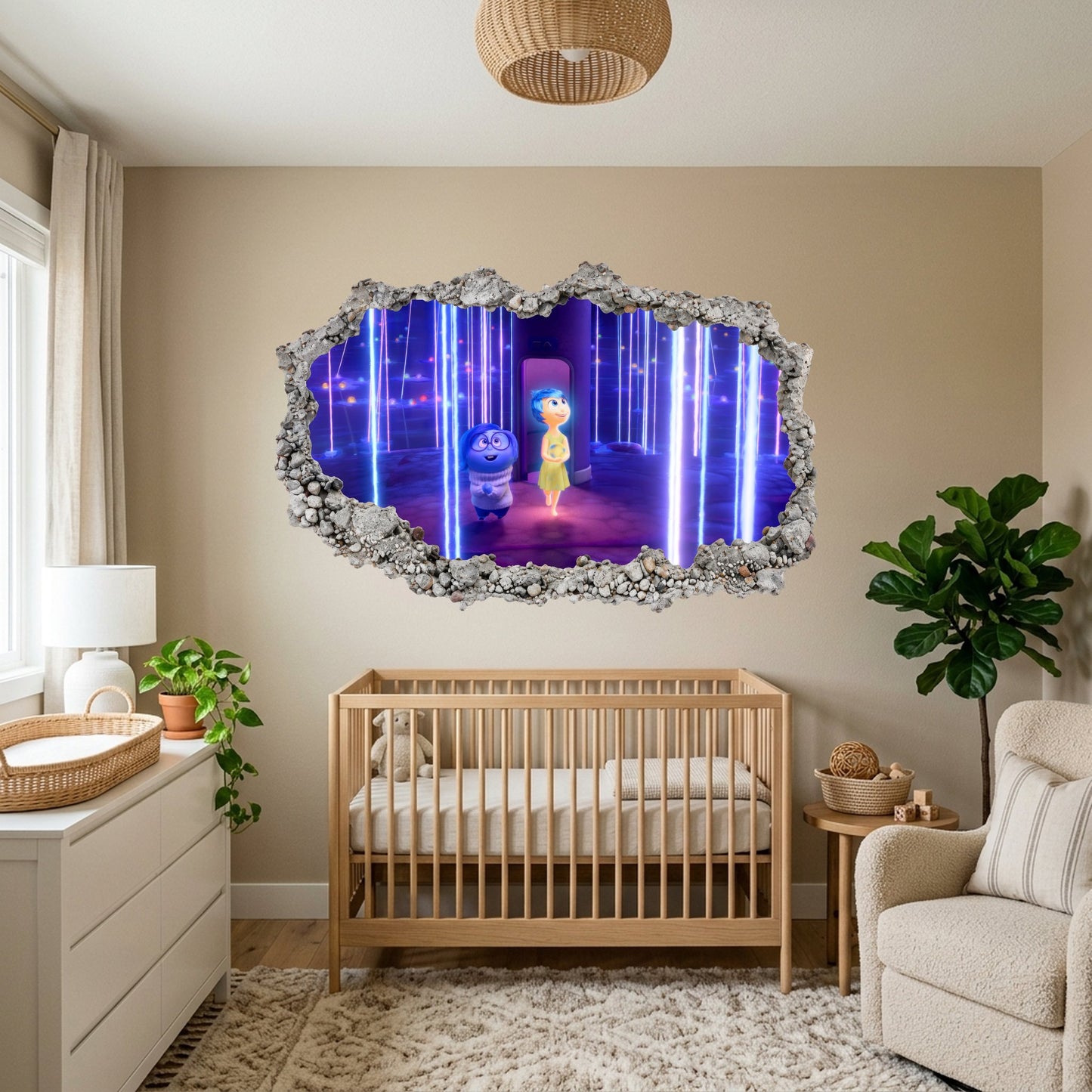 Inside Out 2 Disney Pixar Nursery Wall Art Vinyl Mural 275
