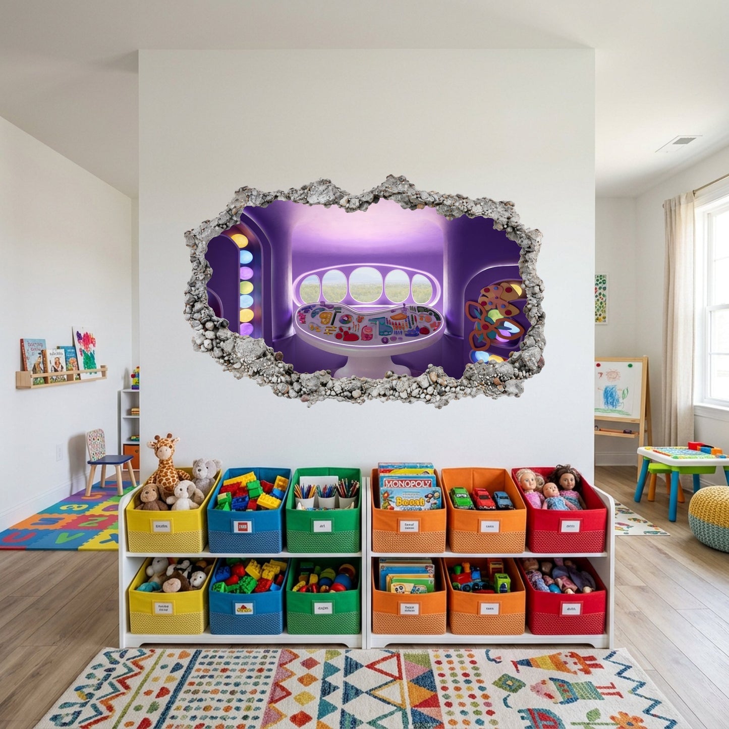 Inside Out 2 Movie Emotions 3D Effect Sticker Bedroom Decor 302