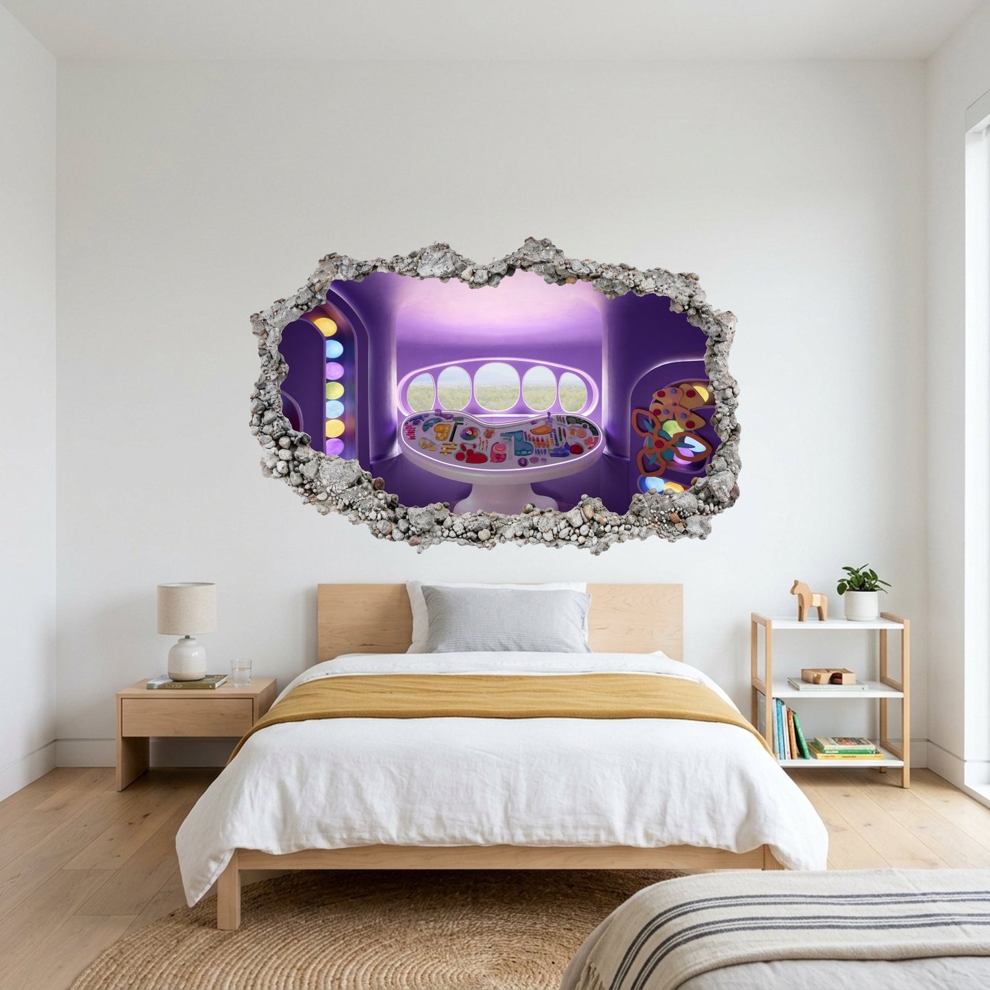Inside Out 2 Movie Emotions 3D Effect Sticker Bedroom Decor 302