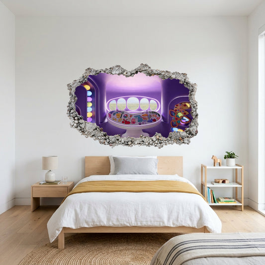 Inside Out 2 Movie Emotions 3D Effect Sticker Bedroom Decor 302