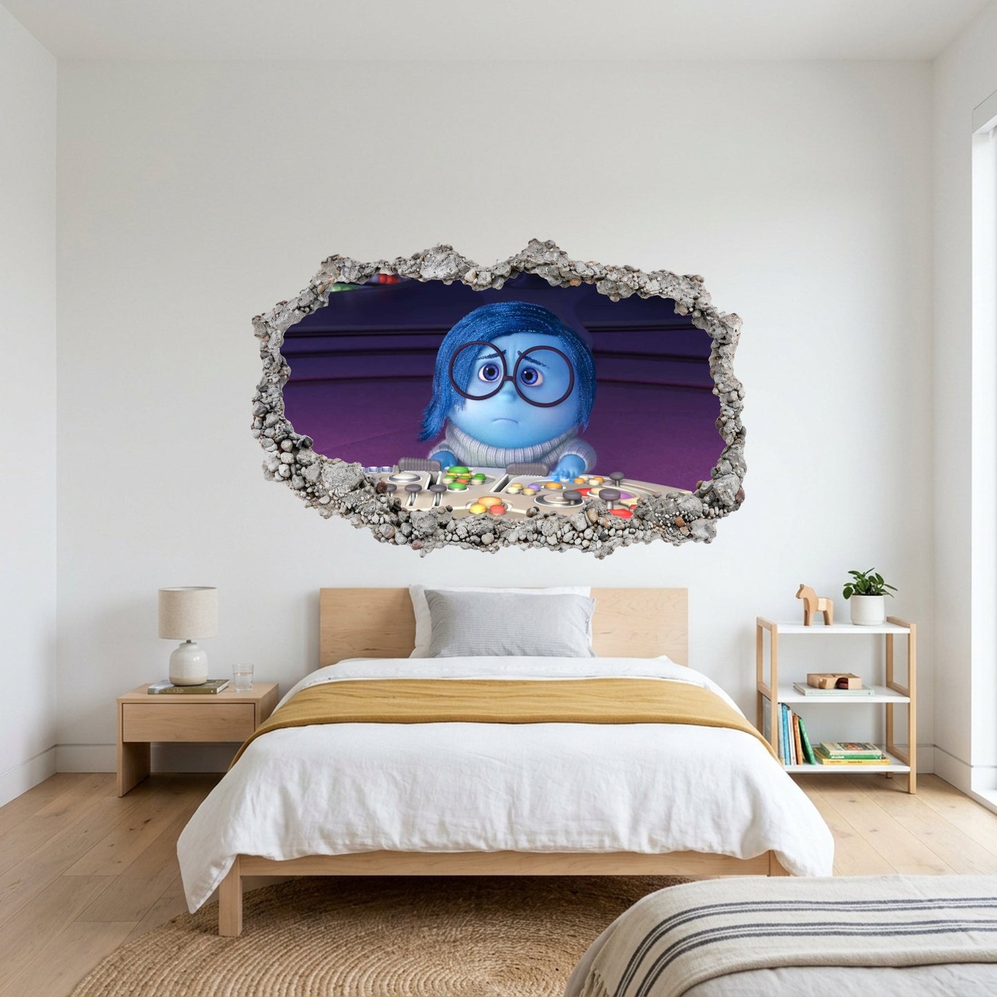 Inside Out 2 Movie Emotions 3D Effect Sticker Vinyl Mural 291