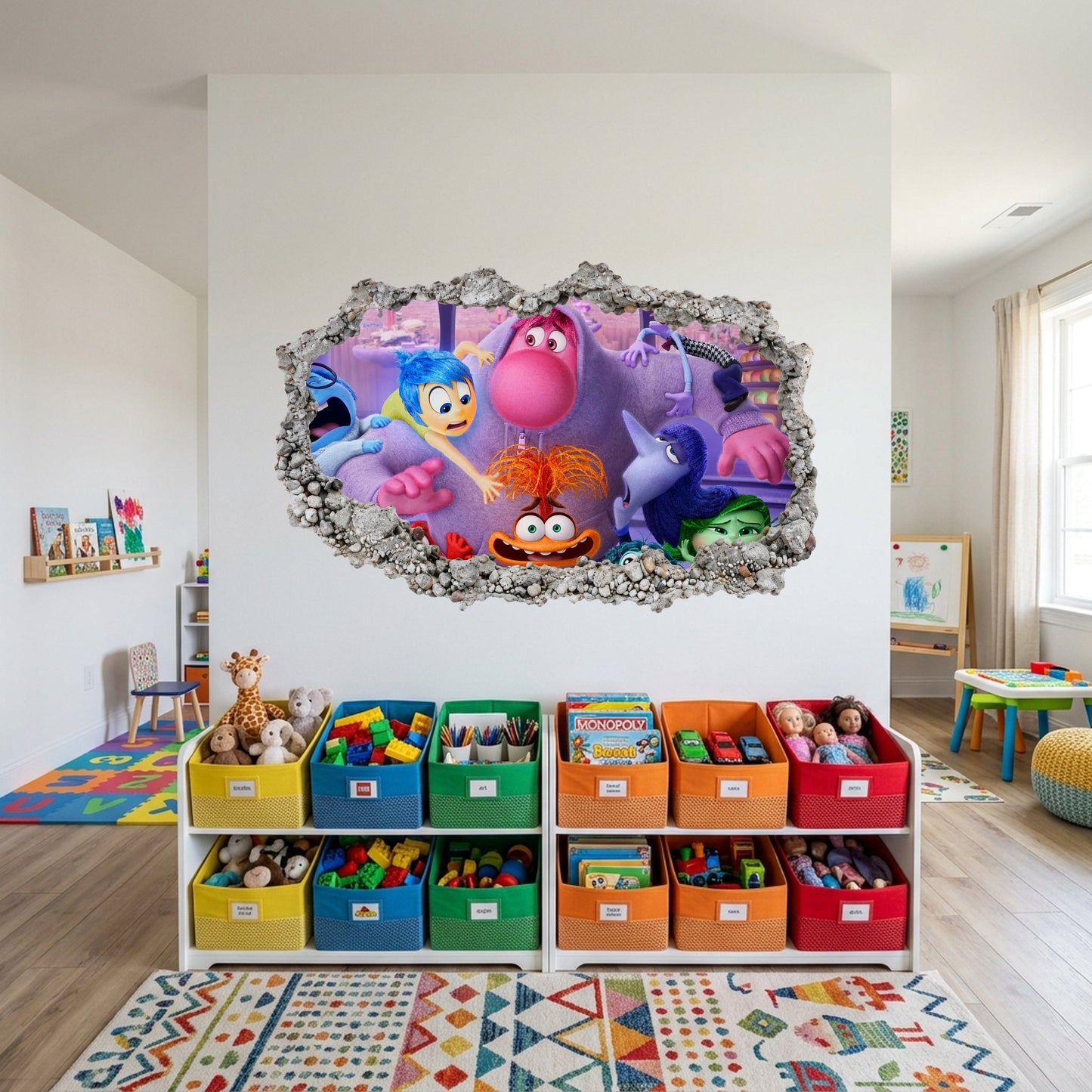 Inside Out 2 Movie Emotions Bedroom Decor Kids Room Decor 310