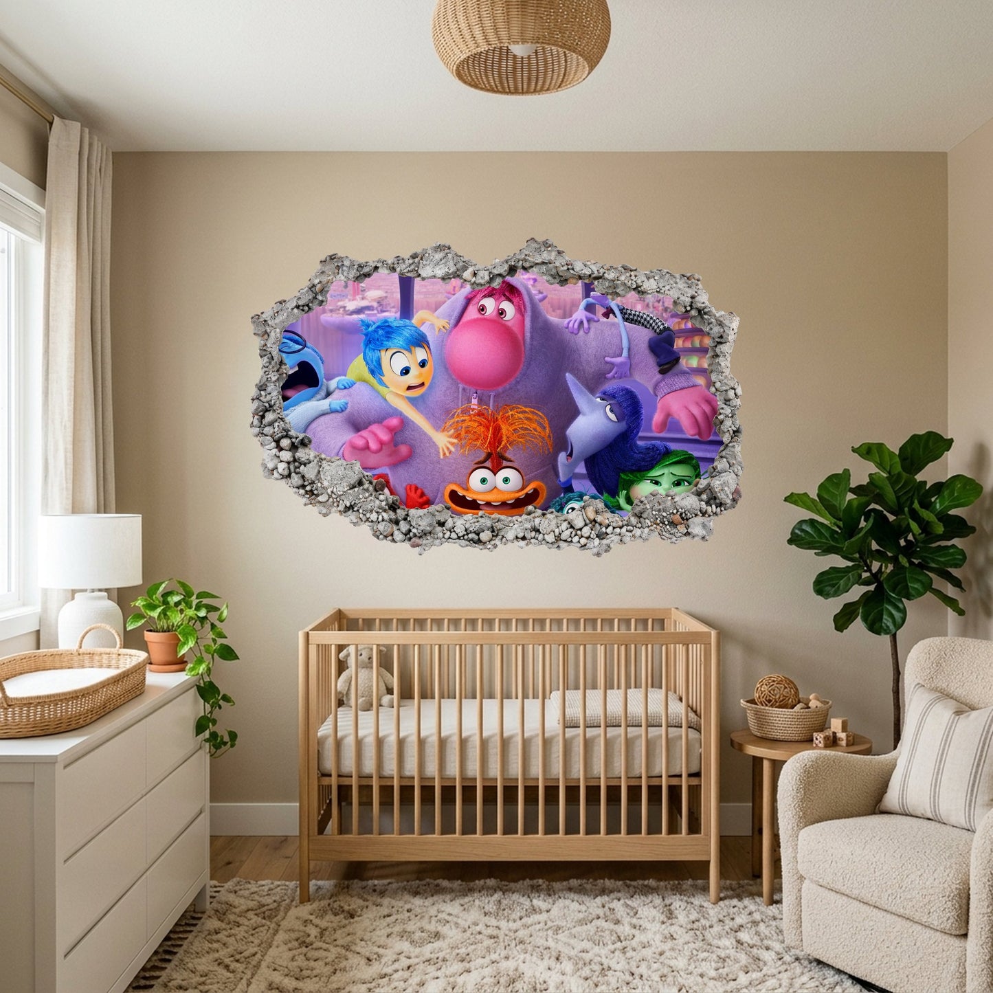 Inside Out 2 Movie Emotions Bedroom Decor Kids Room Decor 310