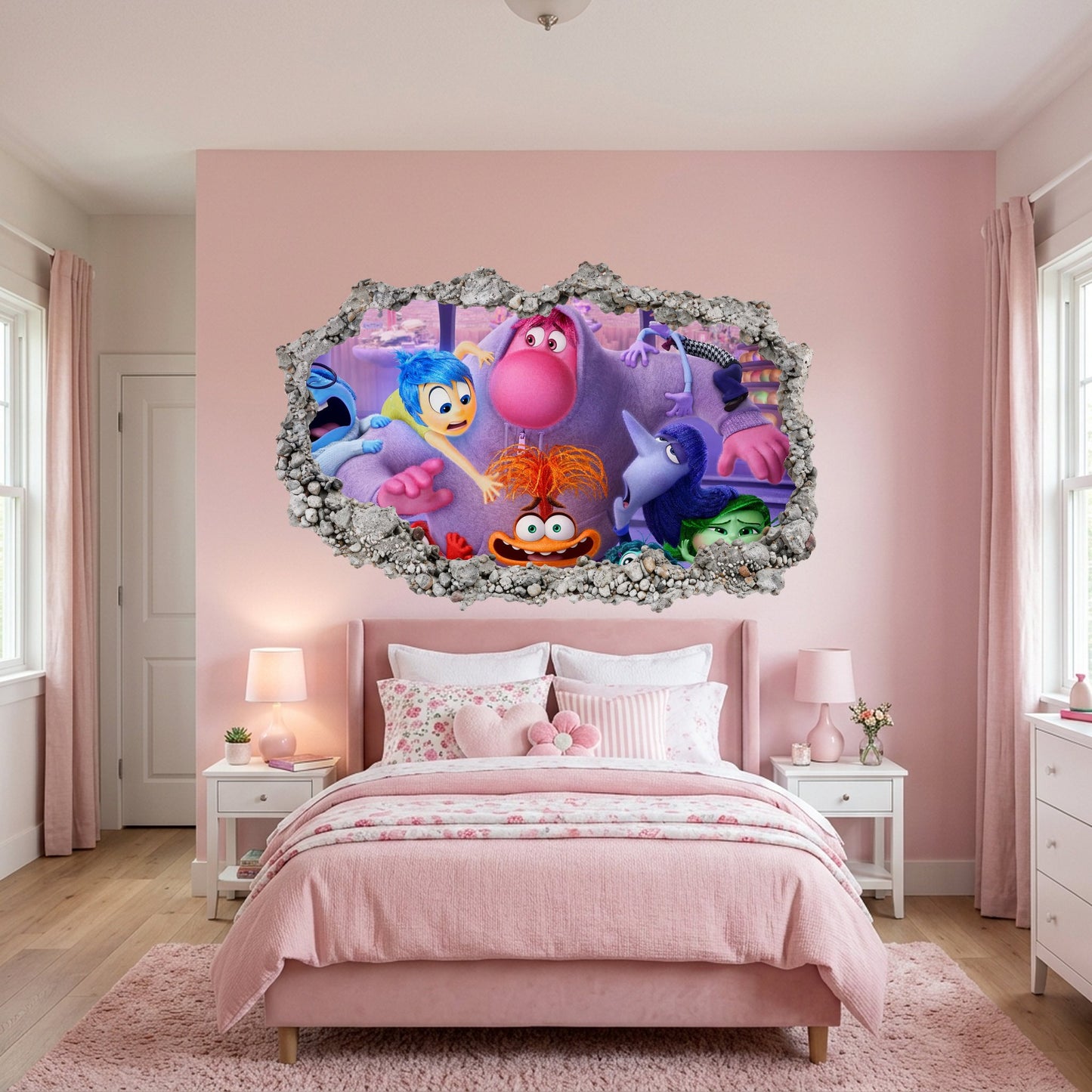 Inside Out 2 Movie Emotions Bedroom Decor Kids Room Decor 310