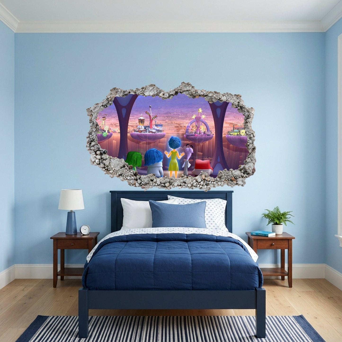 Inside Out 2 Movie Emotions Bedroom Decor Playroom Art Decal 274