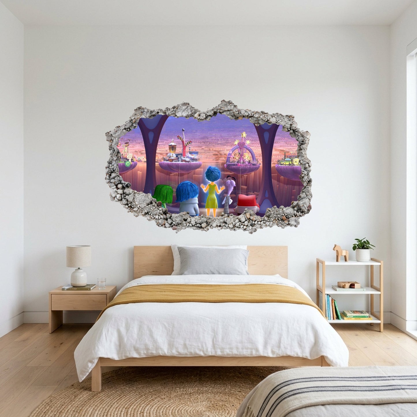 Inside Out 2 Movie Emotions Bedroom Decor Playroom Art Decal 274