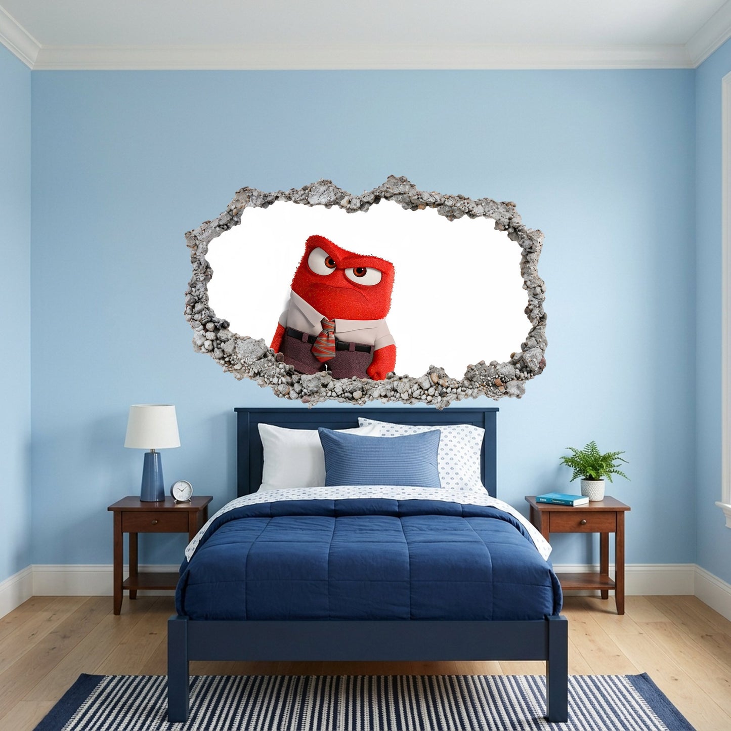 Inside Out 2 Movie Emotions Kids Room Decor 3D Effect Sticker 328