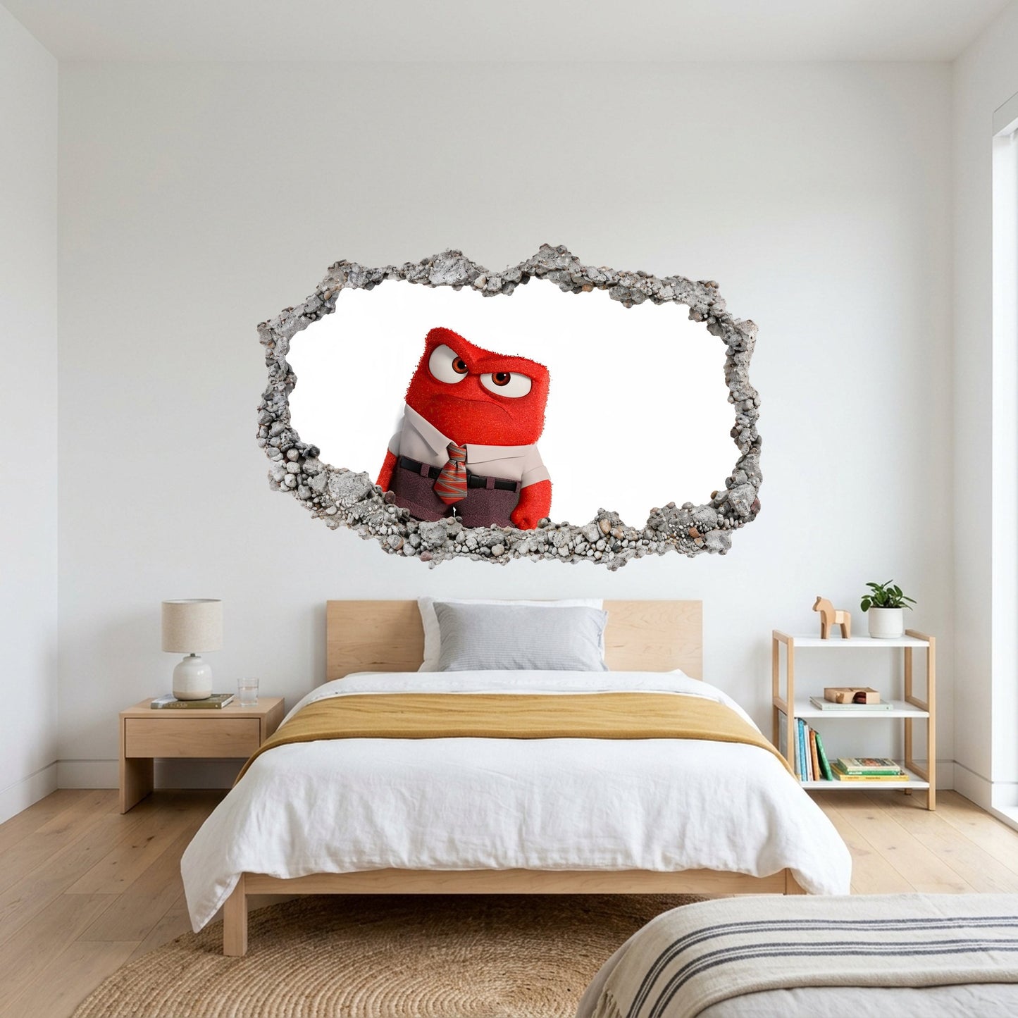 Inside Out 2 Movie Emotions Kids Room Decor 3D Effect Sticker 328