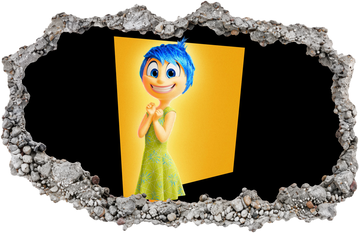Inside Out Joy Anxiety Kids Room Decor Playroom Art Decal 297