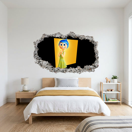 Inside Out Joy Anxiety Kids Room Decor Playroom Art Decal 297