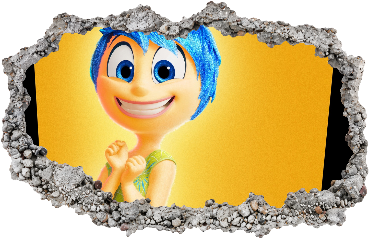 Inside Out Joy Anxiety Nursery Wall Art Playroom Art Decal 299