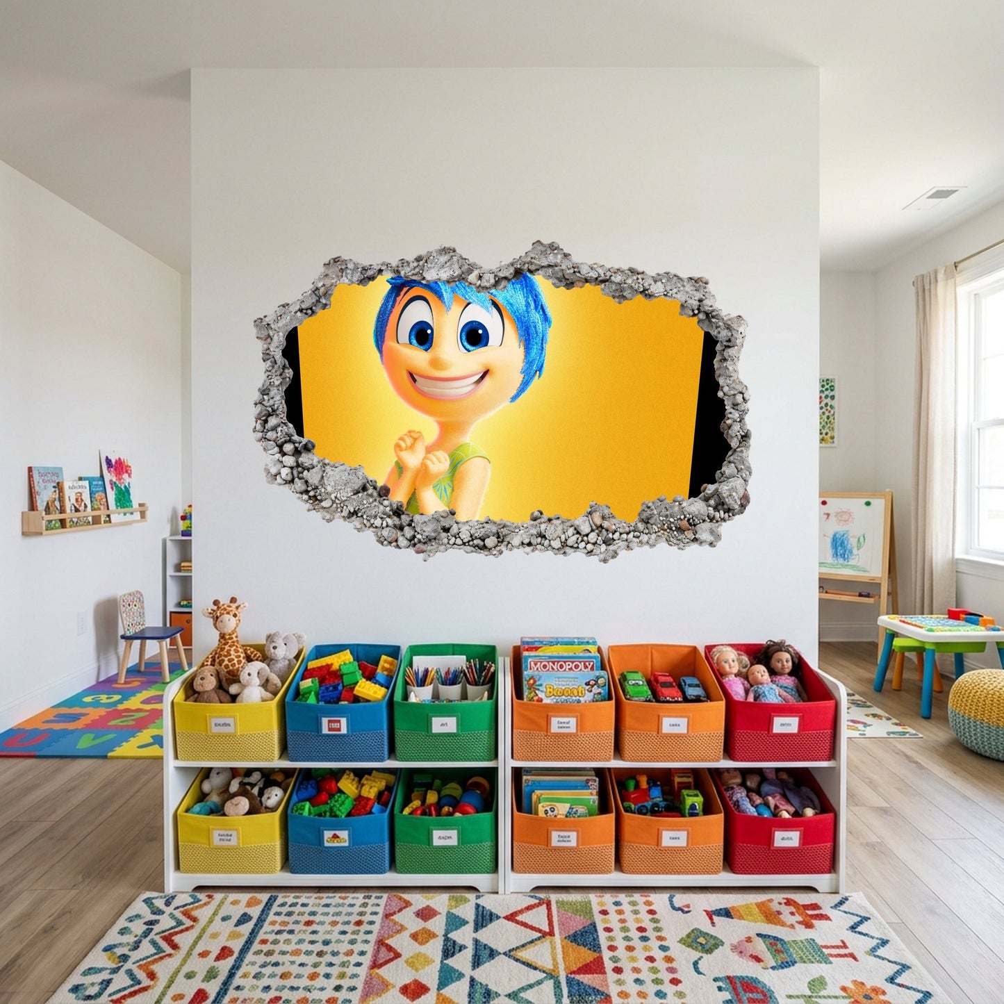 Inside Out Joy Anxiety Nursery Wall Art Playroom Art Decal 299