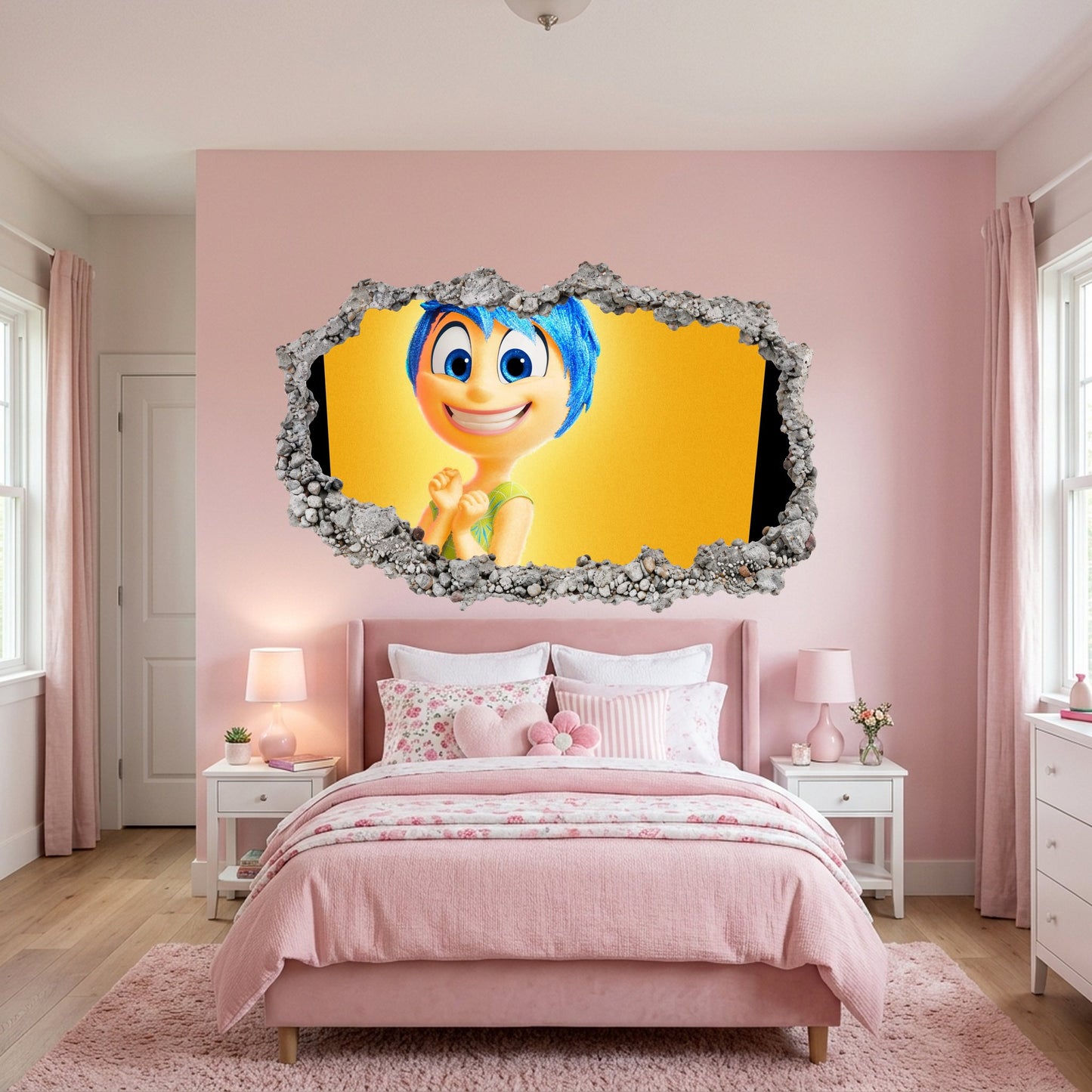 Inside Out Joy Anxiety Nursery Wall Art Playroom Art Decal 299