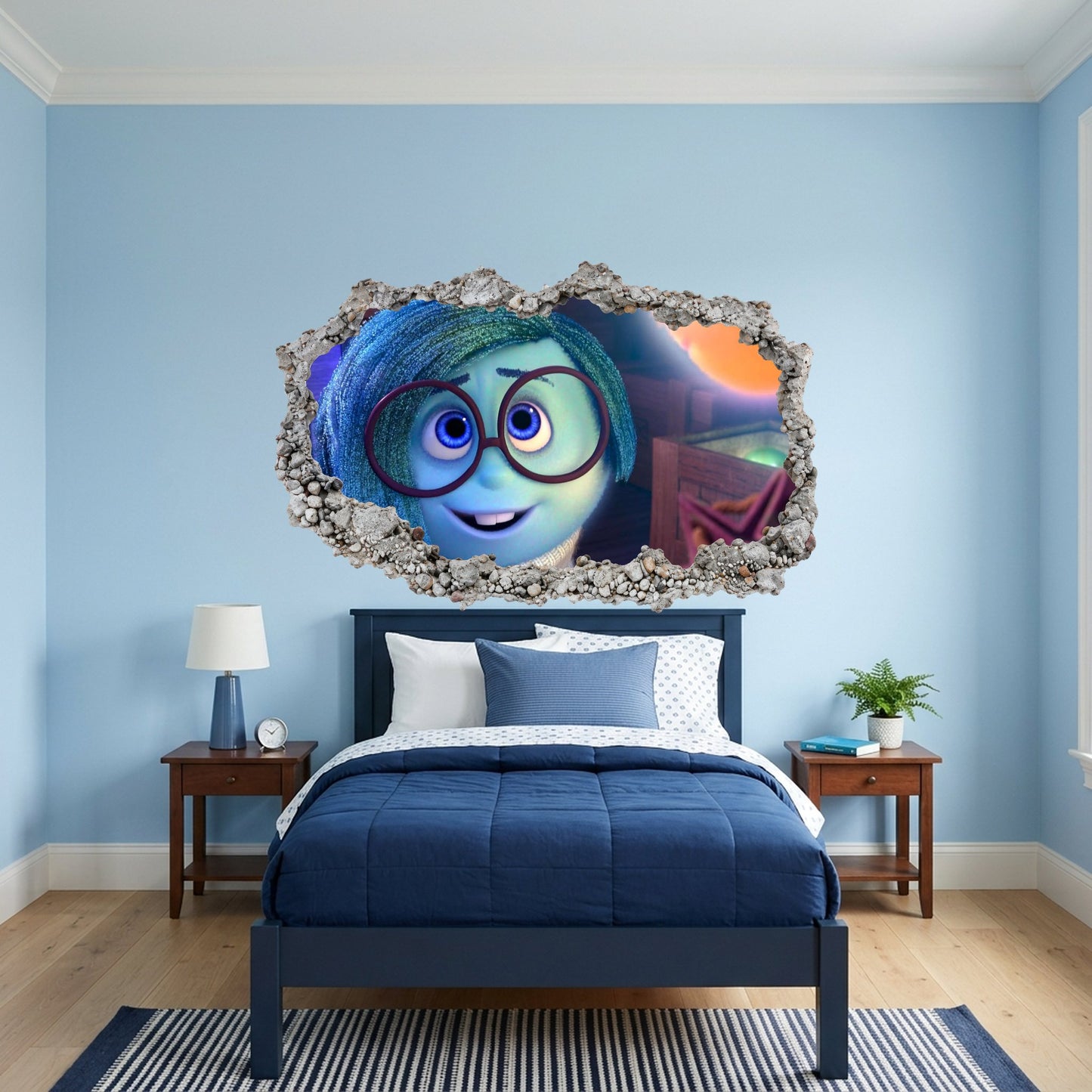 Inside Out Joy Anxiety Playroom Art Decal Nursery Wall Art 305
