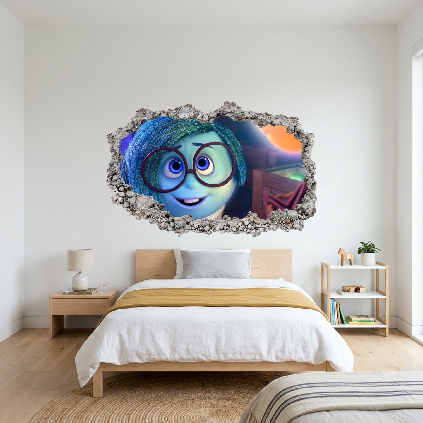Inside Out Joy Anxiety Playroom Art Decal Nursery Wall Art 305