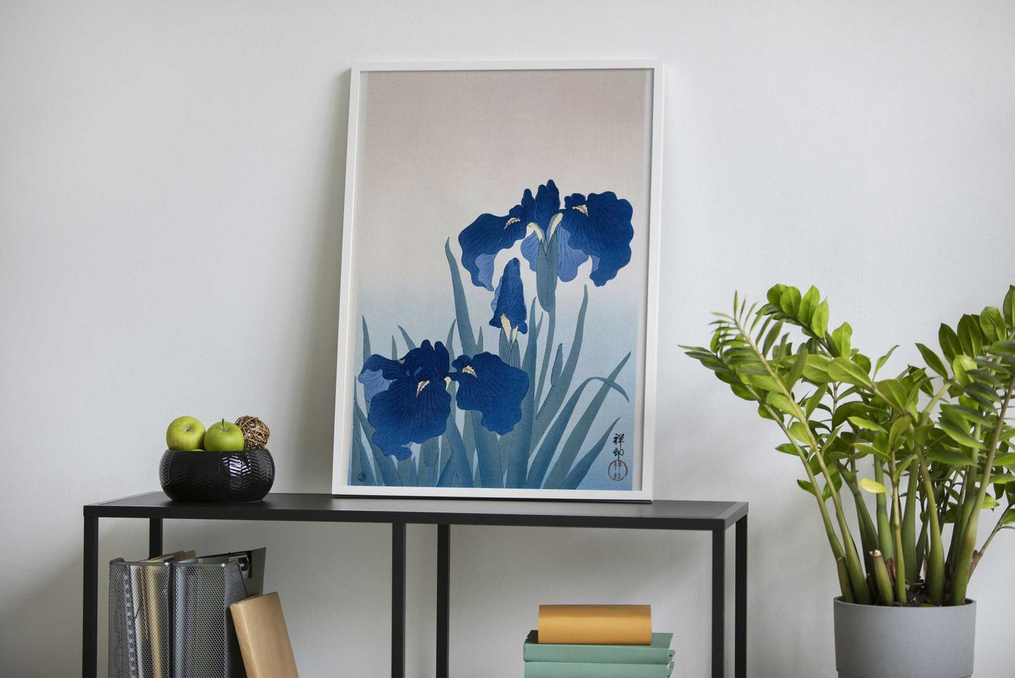 Iris Flowers by Ohara Koson Asian Style Poster | Wall Art for Home & Office | High-Quality Print