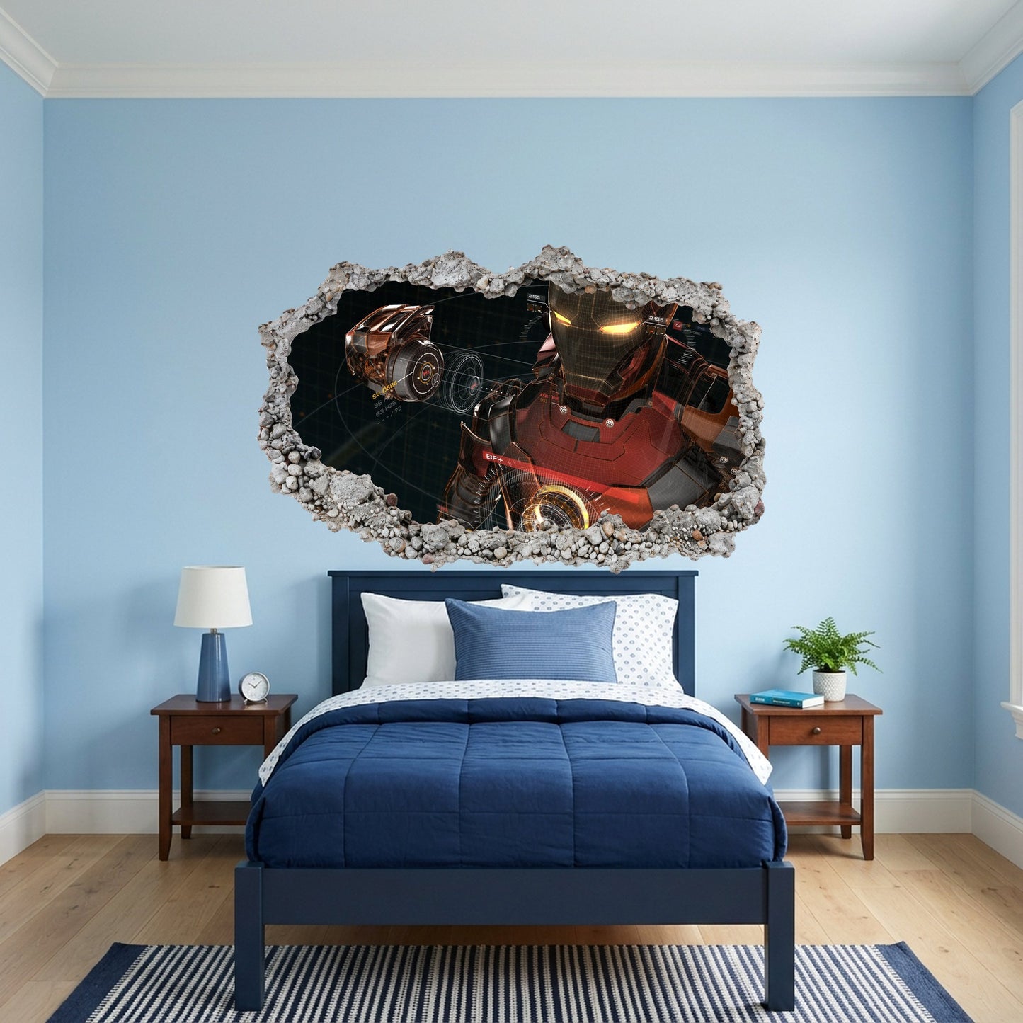 Iron Man Avengers Marvel Comics Kids Room Decor Bedroom Decor 095