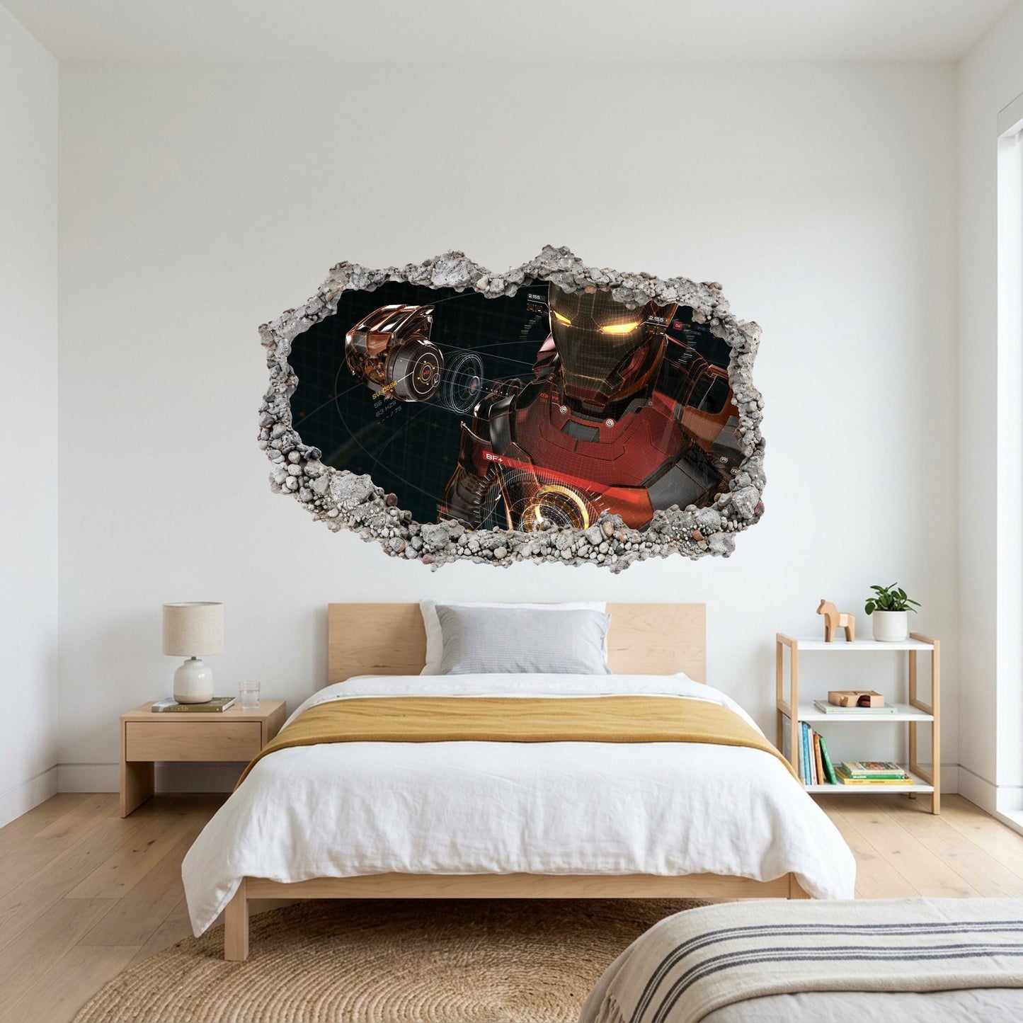 Iron Man Avengers Marvel Comics Kids Room Decor Bedroom Decor 095