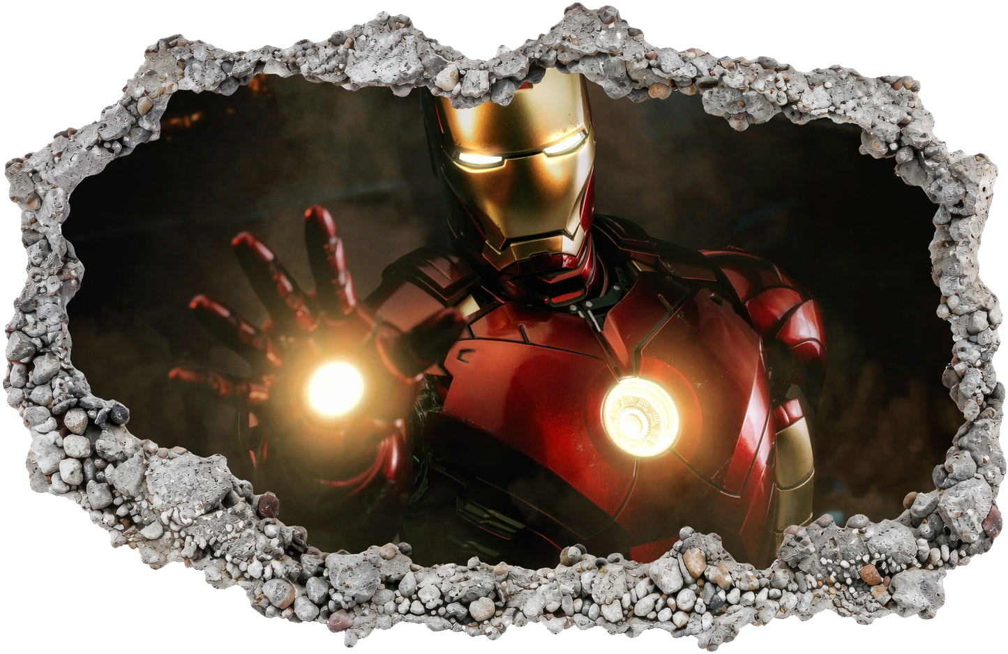 Iron Man Superhero Playroom Art Decal Vinyl Mural 101