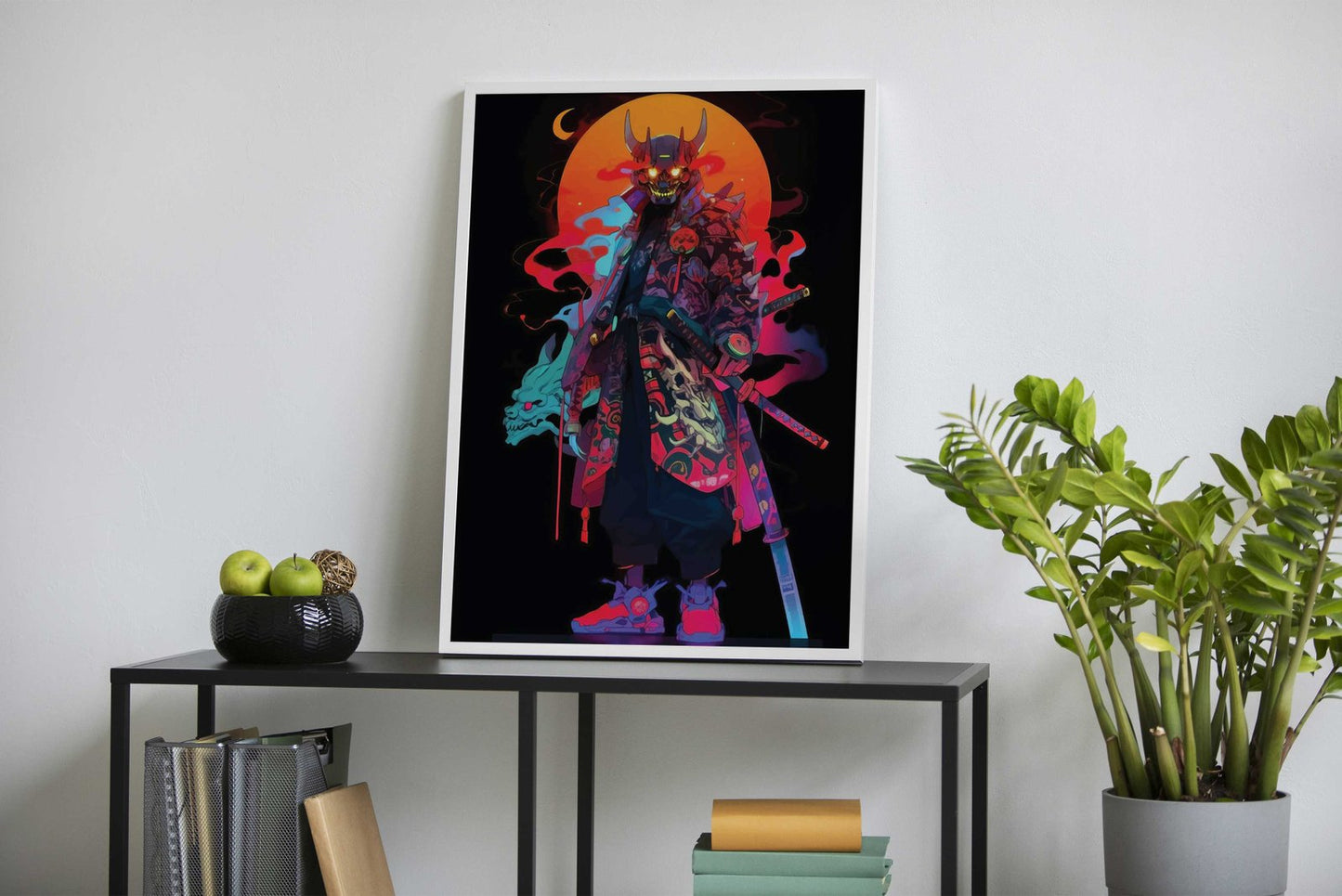 JAPANESE ONI SAMURAI ART Asian Style Poster | Wall Art for Home & Office | High-Quality Print - High-Quality Visual Display