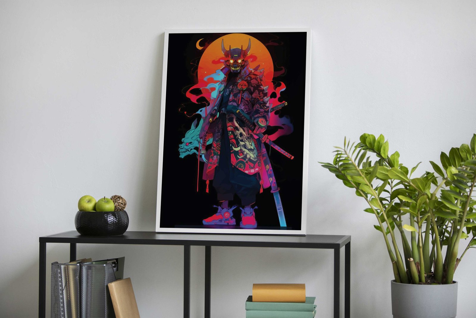 JAPANESE ONI SAMURAI ART Asian Style Poster | Wall Art for Home & Office | High-Quality Print - High-Quality Visual Display