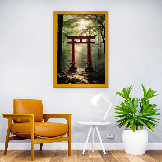 JAPANESE TORII Asian Style Poster | Wall Art for Home & Office | High-Quality Print - High-Quality Visual Display