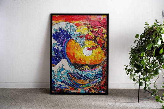 Japan Abstract Asian Style Poster | Wall Art for Home & Office | High-Quality Print - High-Quality Visual Display