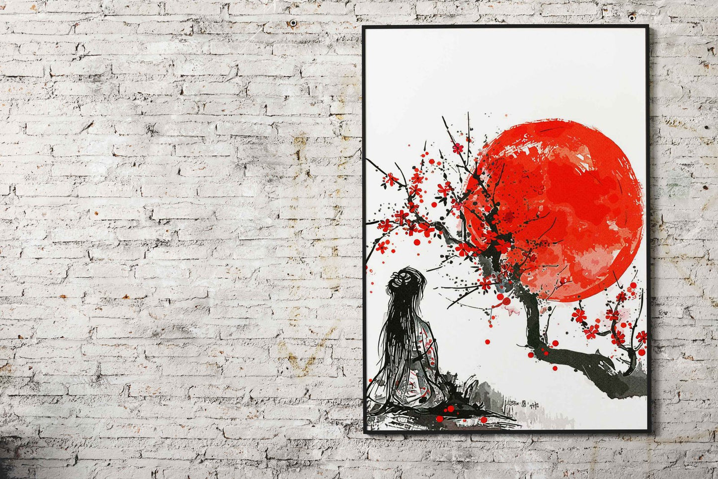 Japan Art Geisha Asian Style Poster | Wall Art for Home & Office | High-Quality Print - High-Quality Visual Display
