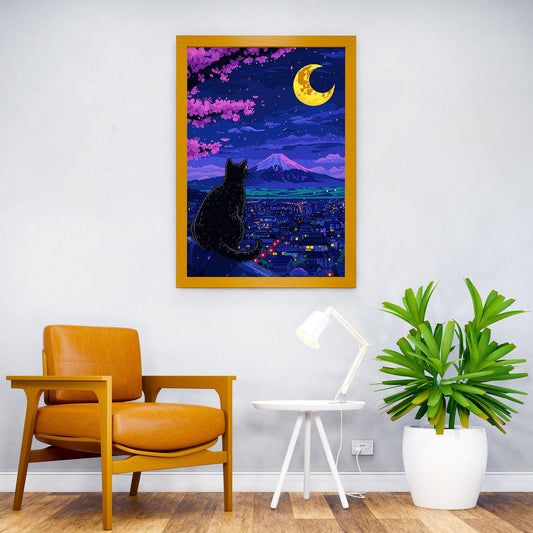 Japan Cat Asian Style Poster | Wall Art for Home & Office | High-Quality Print - High-Quality Visual Display