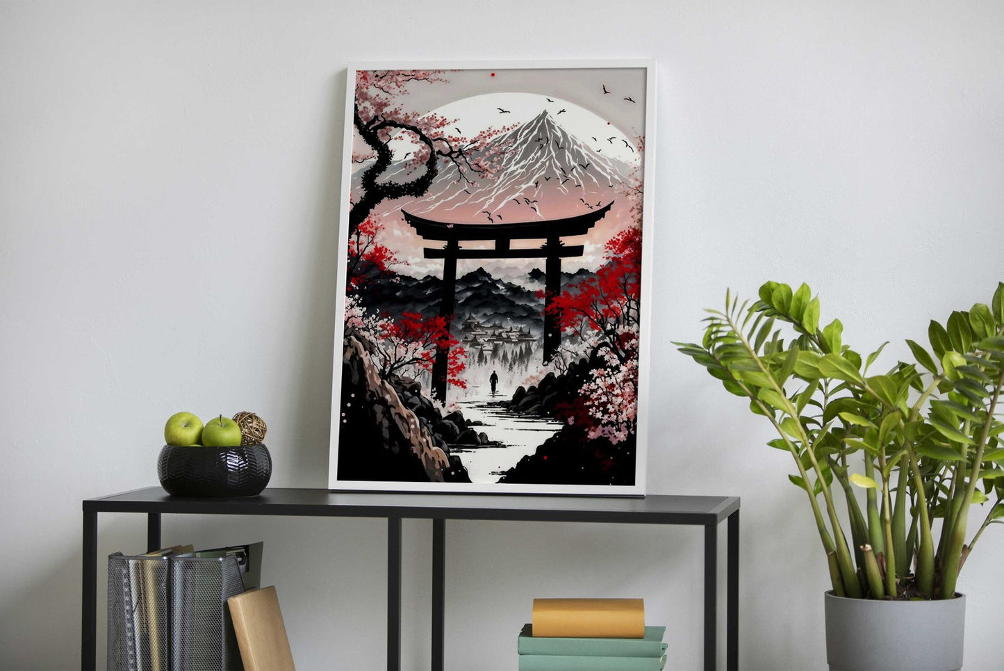 Japan Cherry Blossom Tori Asian Style Poster | Wall Art for Home & Office | High-Quality Print
