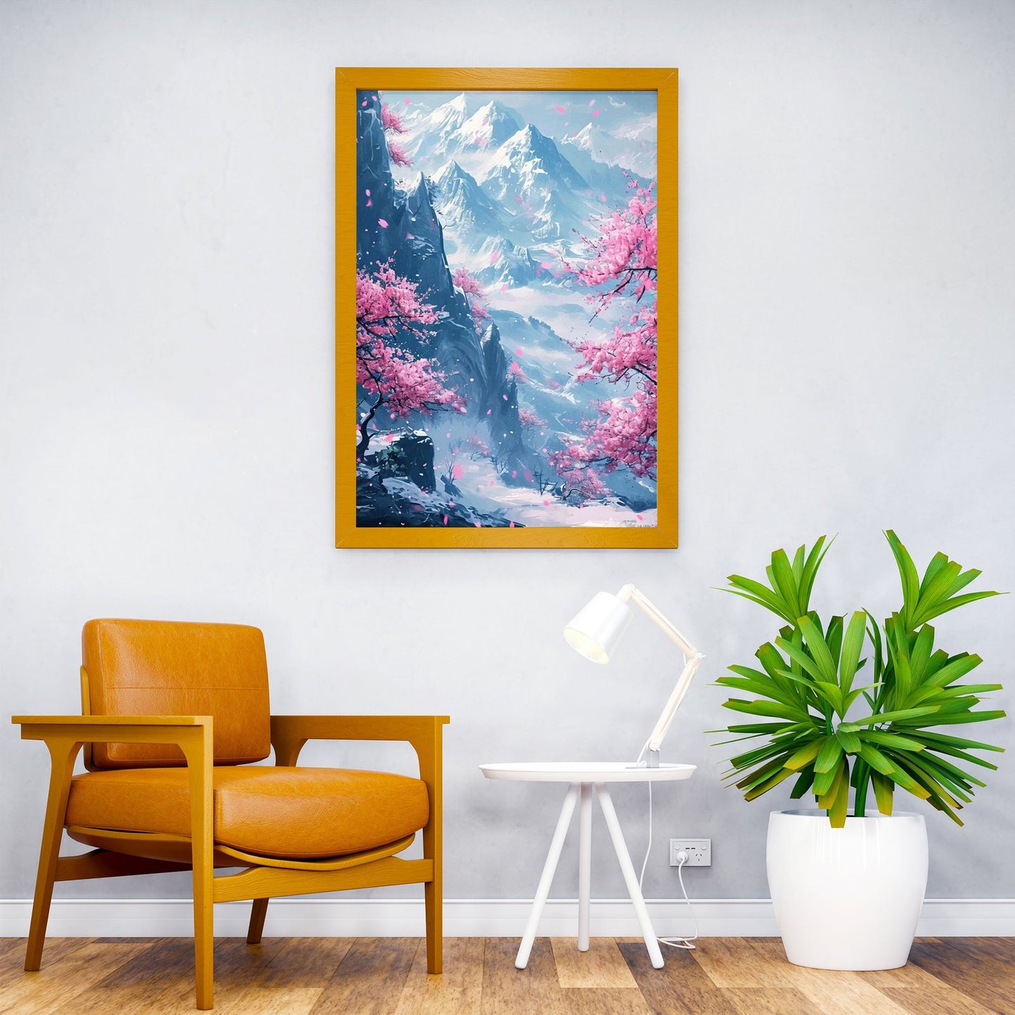 Japan Cherry Landscape Asian Style Poster | Wall Art for Home & Office | High-Quality Print