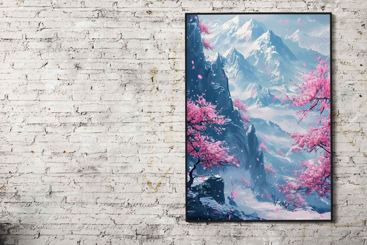Japan Cherry Landscape Asian Style Poster | Wall Art for Home & Office | High-Quality Print
