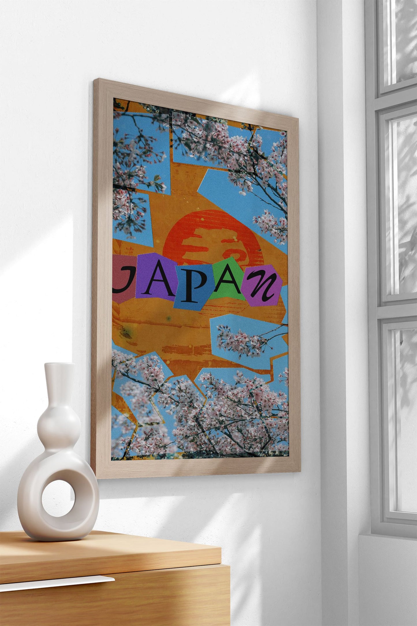 Japan Collage Art Asian Style Poster | Wall Art for Home & Office | High-Quality Print