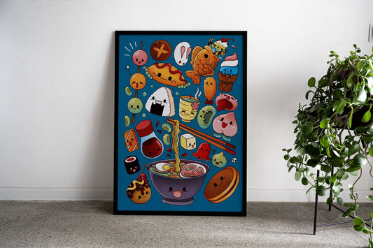 Japan Food Asian Style Poster | Wall Art for Home & Office | High-Quality Print - High-Quality Visual Display