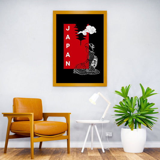 Japan Geisha Art Asian Style Poster | Wall Art for Home & Office | High-Quality Print - High-Quality Visual Display