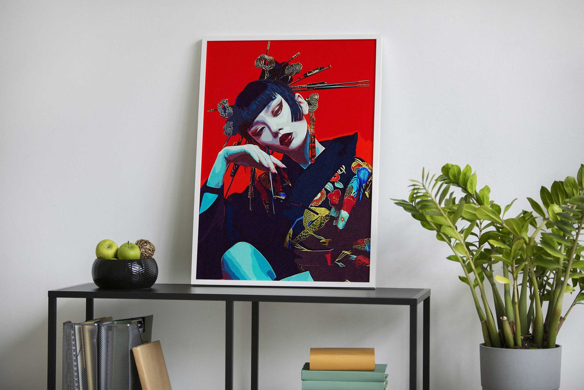 Japan Geisha Asian Style Poster | Wall Art for Home & Office | High-Quality Print - High-Quality Visual Display