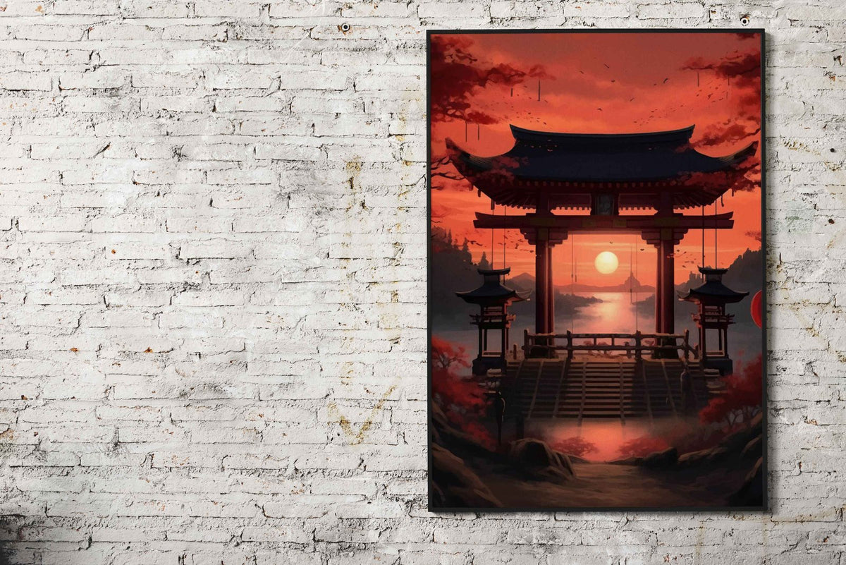 Japan Landscape Nature Asian Style Poster | Wall Art for Home & Office | High-Quality Print - High-Quality Visual Display
