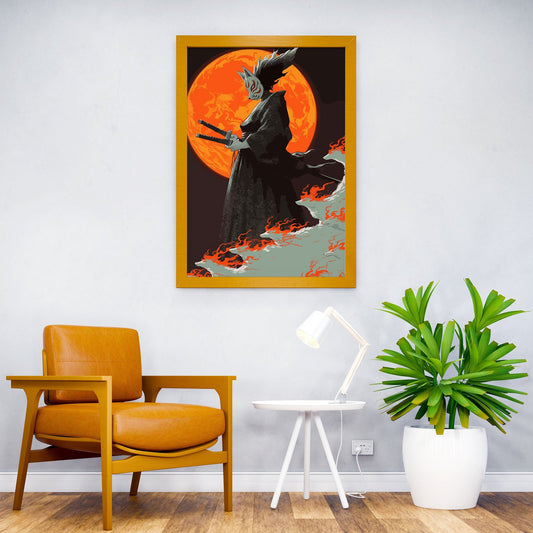 Japan Mysterious Samurai Asian Style Poster | Wall Art for Home & Office | High-Quality Print - High-Quality Visual Display