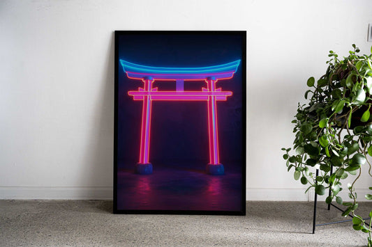 Japan Neon Asian Style Poster | Wall Art for Home & Office | High-Quality Print - High-Quality Visual Display