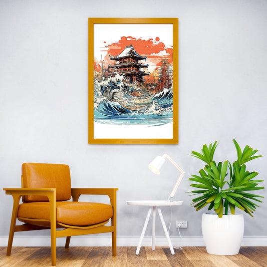 Japan Paint Asian Style Poster | Wall Art for Home & Office | High-Quality Print - High-Quality Visual Display