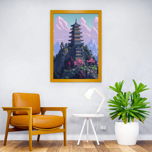 Japan Pixel Art 10 Asian Style Poster | Wall Art for Home & Office | High-Quality Print - High-Quality Visual Display