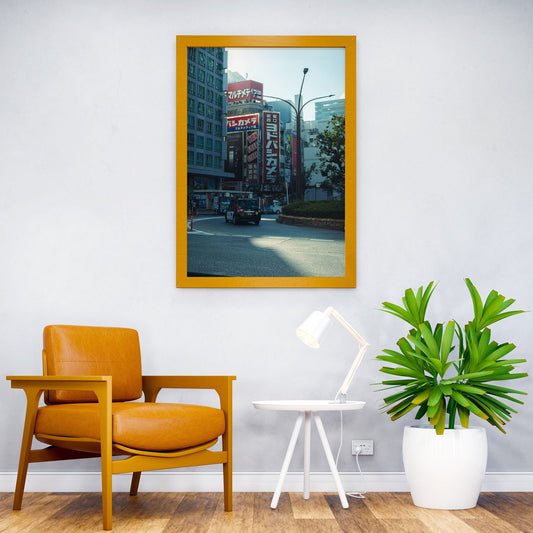 Japan Taxi drive Asian Style Poster | Wall Art for Home & Office | High-Quality Print - High-Quality Visual Display