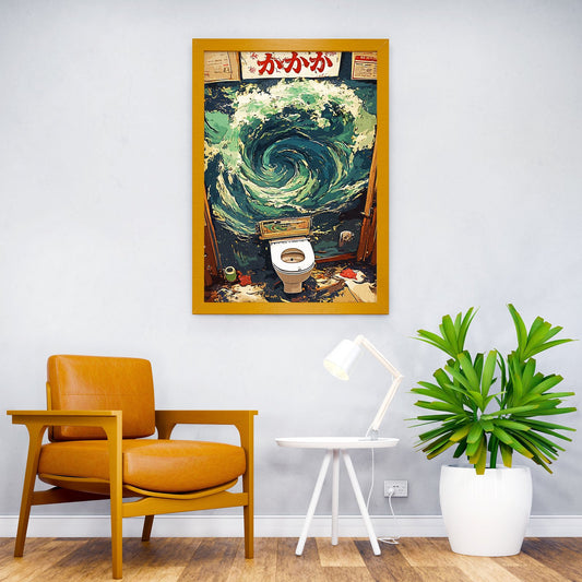 Japan Toilet Asian Style Poster | Wall Art for Home & Office | High-Quality Print - High-Quality Visual Display