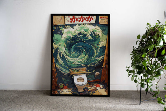 Japan Toilet Asian Style Poster | Wall Art for Home & Office | High-Quality Print - High-Quality Visual Display