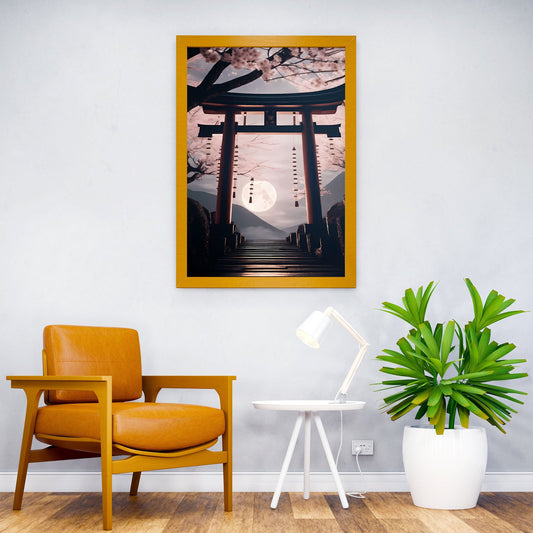 Japan Torii Gate Asian Style Poster | Wall Art for Home & Office | High-Quality Print - High-Quality Visual Display