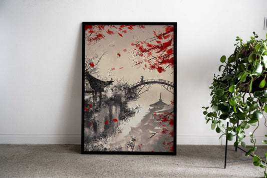 Japan asian Asian Style Poster | Wall Art for Home & Office | High-Quality Print - High-Quality Visual Display
