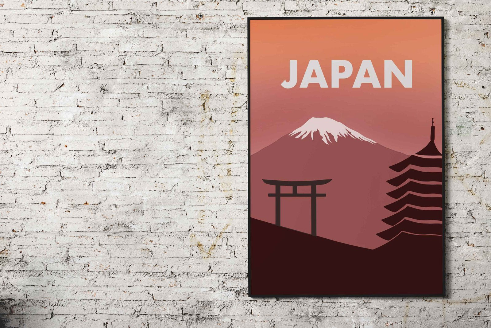 Japan temple Asian Style Poster | Wall Art for Home & Office | High-Quality Print - High-Quality Visual Display