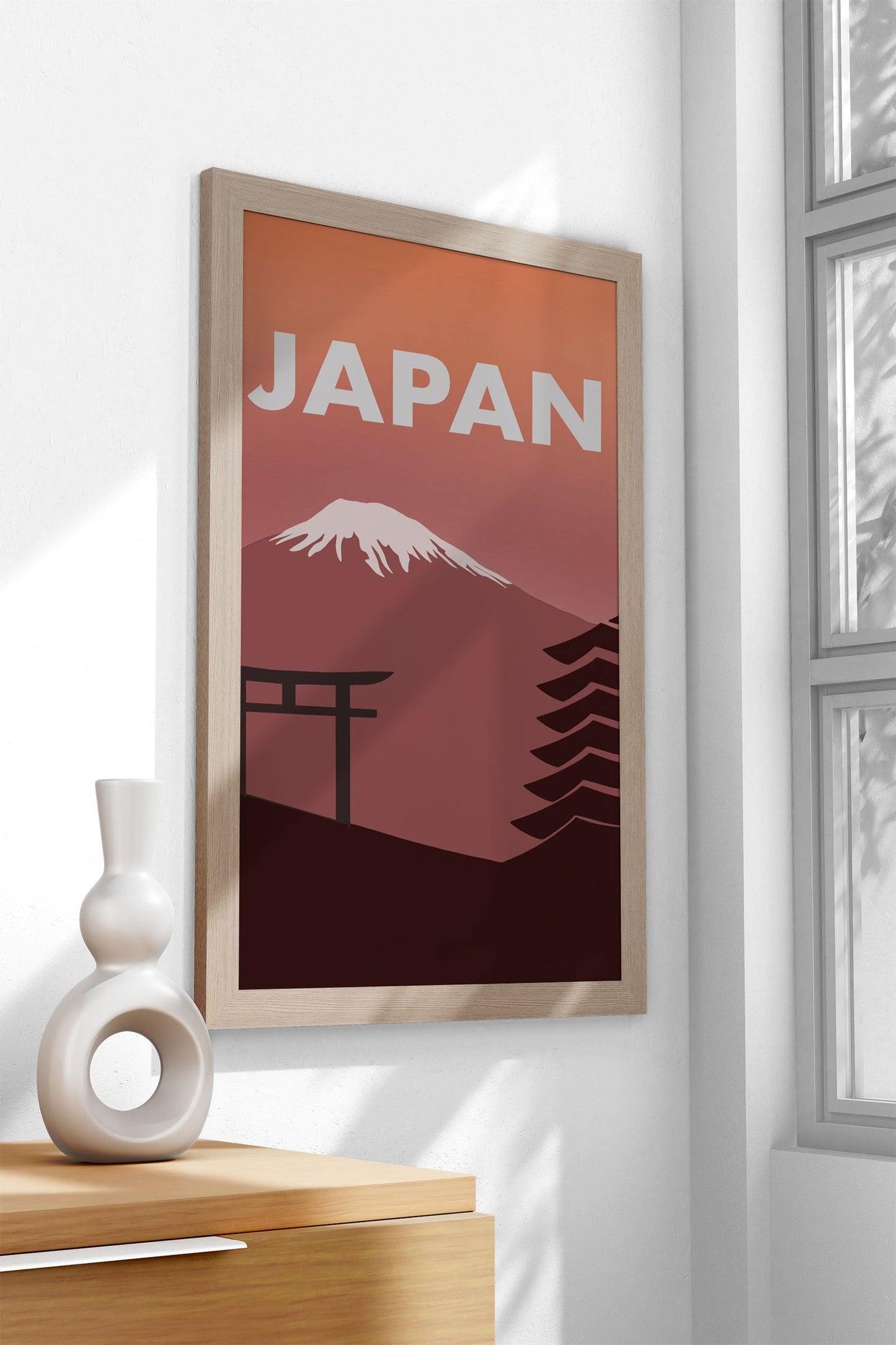 Japan temple Asian Style Poster | Wall Art for Home & Office | High-Quality Print - High-Quality Visual Display