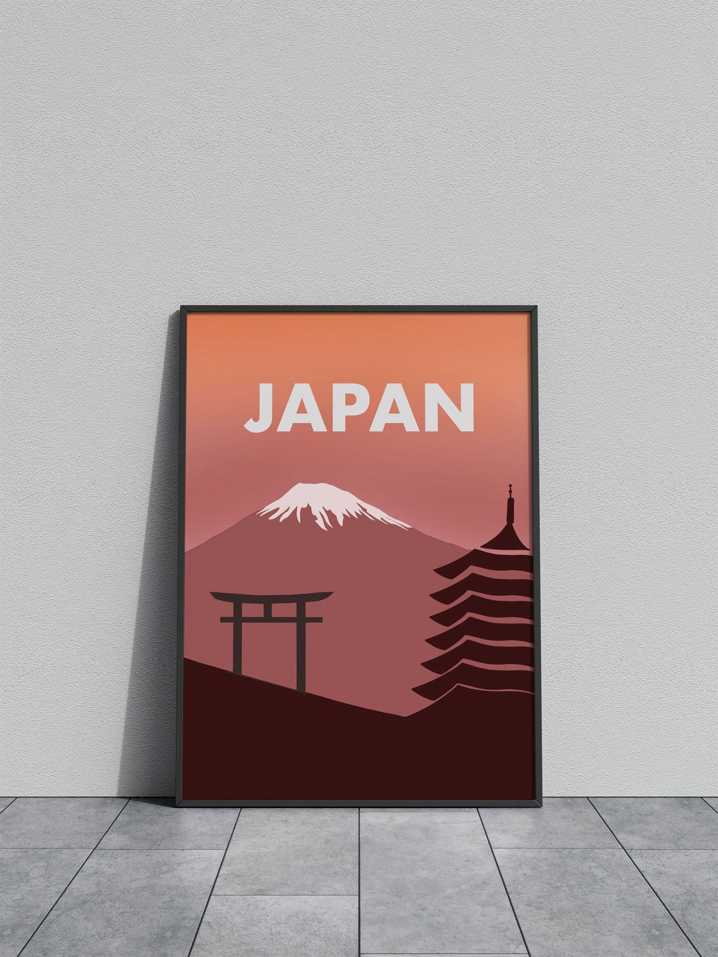 Japan temple Asian Style Poster | Wall Art for Home & Office | High-Quality Print - High-Quality Visual Display