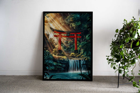 Japan torii gate beautiful Asian Style Poster | Wall Art for Home & Office | High-Quality Print - High-Quality Visual Display